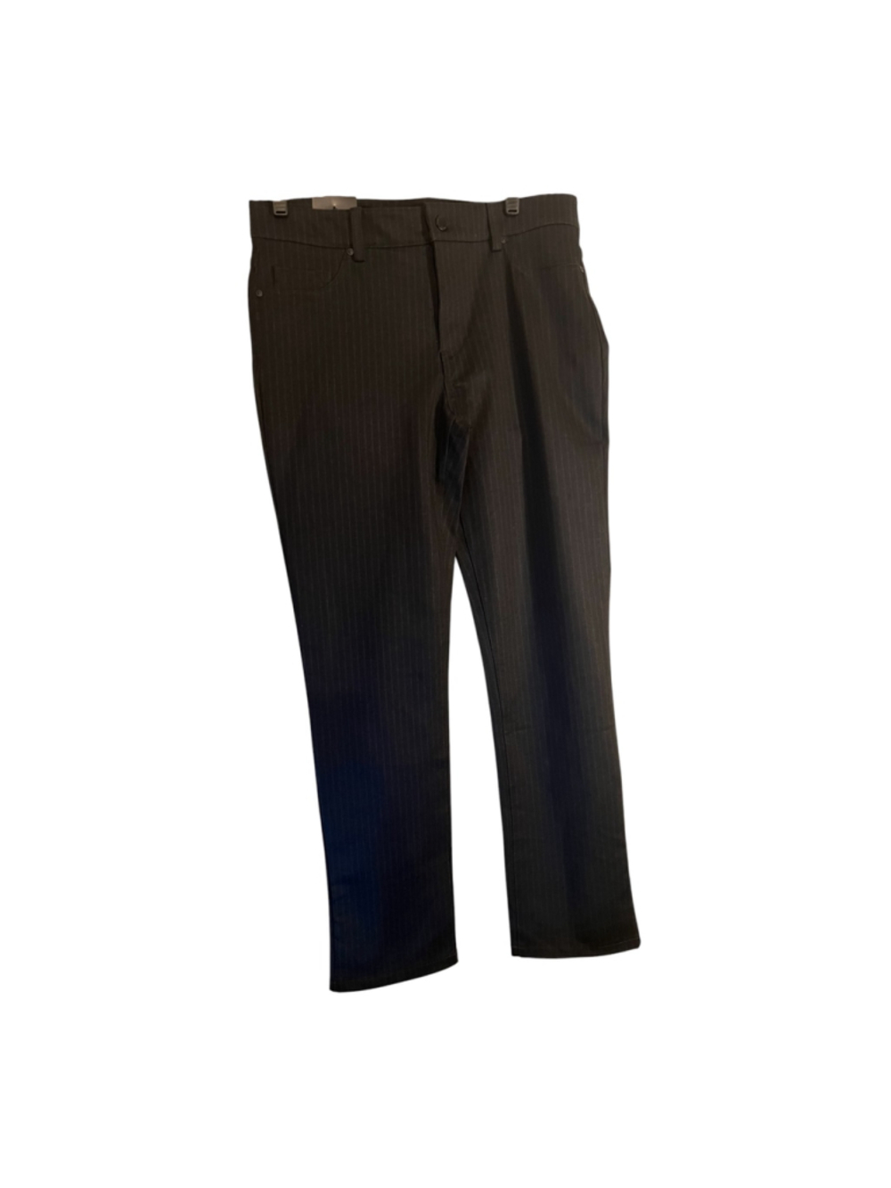 NWT DKNY Jeans black pinstripe pants women size small